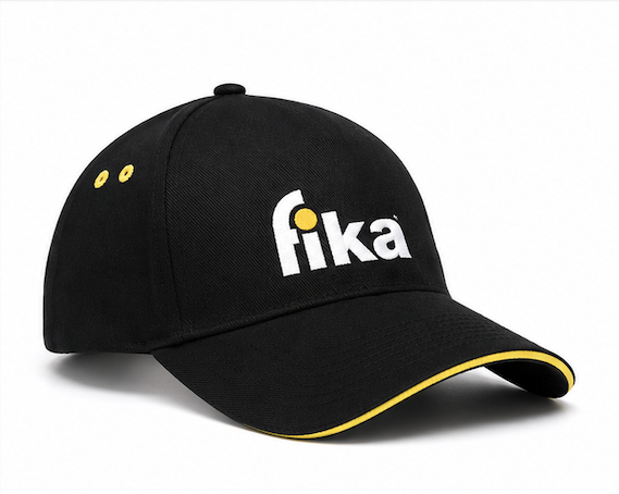 Cappellino FIKA Unisex | Nero o Sabbia