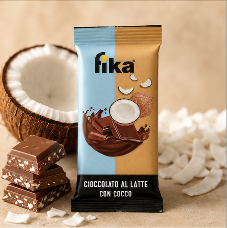 Cioccolato al Latte con Cocco – Box 15 Barrette - immagine 2