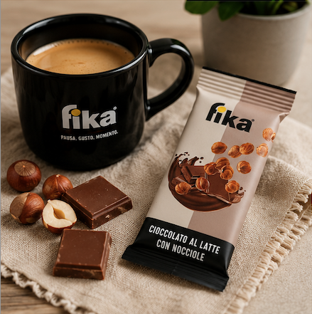 Cioccolato al Latte con Nocciole – Box 15 Barrette - immagine 3