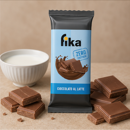 Cioccolato Finissimo al Latte Zero Zuccheri – Box 15 Barrette - immagine 2