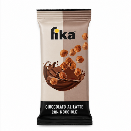Cioccolato al Latte con Nocciole – Box 15 Barrette